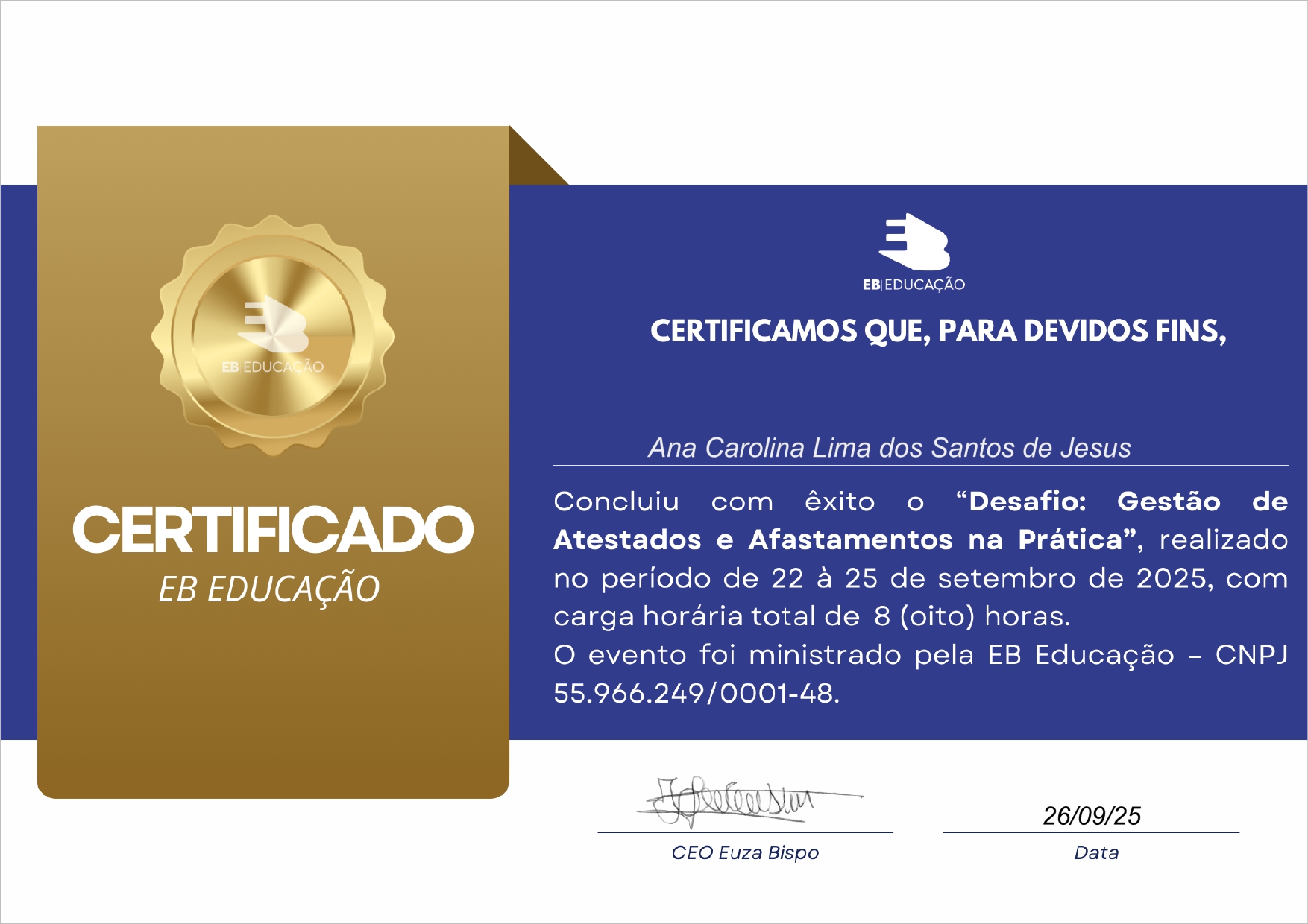 Gestão de Atestados e Afastamentos